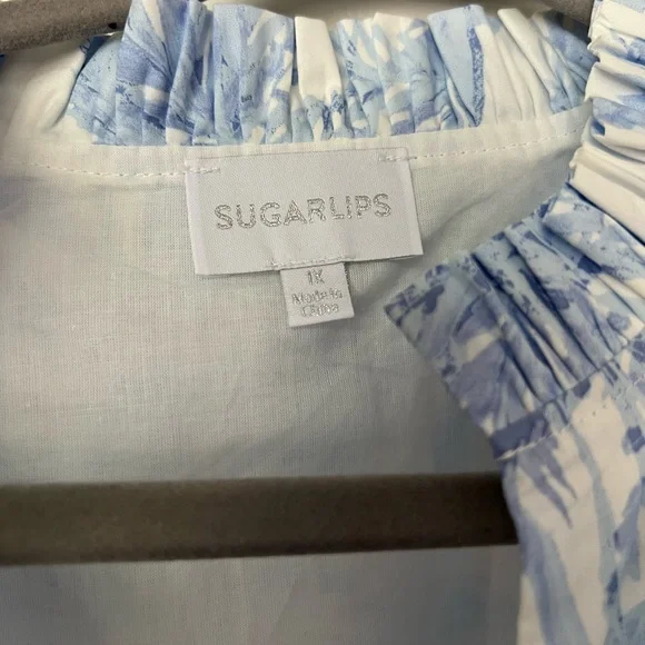 Sugar lips blue and white dress - Picture 3 of 3